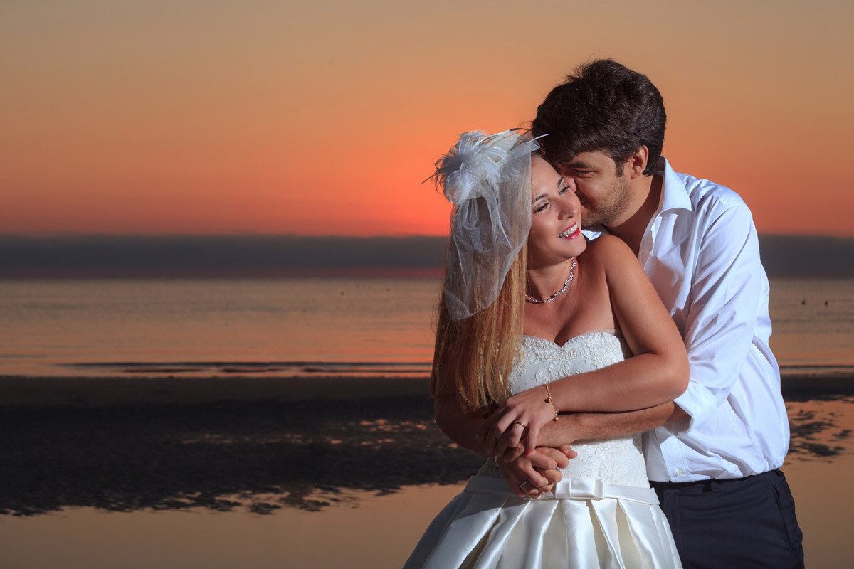 foto matrimonio cesenatico spiaggia
