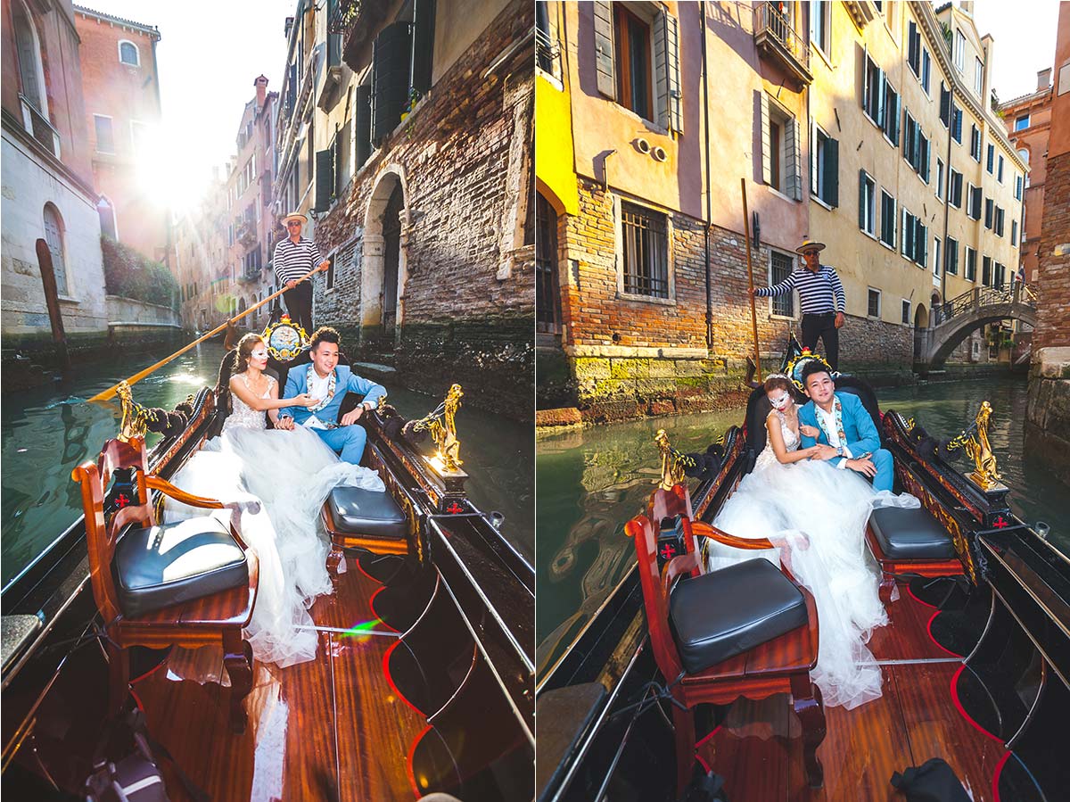 pre-wedding-photo-shoot-venice-gondola-boat-ride-couple-mask