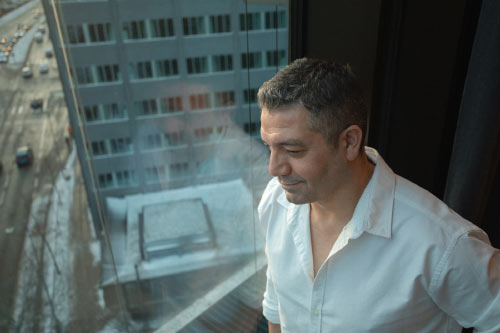 Erhvervsportrætfotograf i København – professionelt portræt af forretningsperson