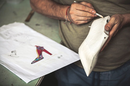 Photographer factory luxury shoes shooting for Diminno