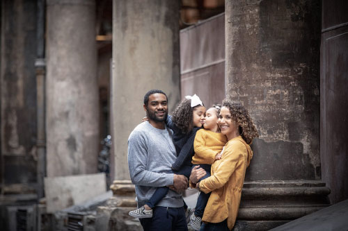 Scenic family photoshoot Copenhagen