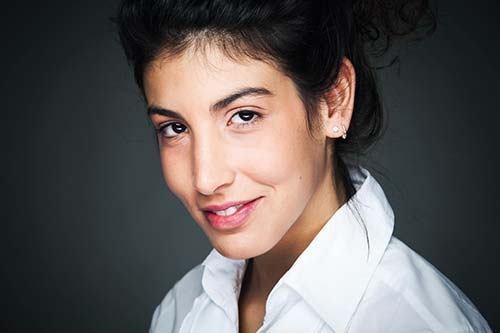 Professional profile photo. Headshot for curriculum, LinkedIn, social profile. Photographic studio in Copenhagen